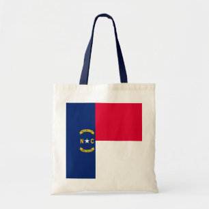 Ontwerp van de vlag van North Carolina Tote Bag