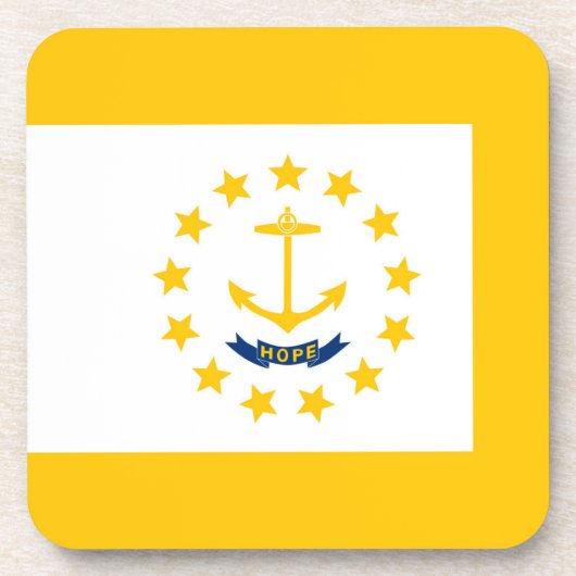 Ontwerp van de vlag van Rhode Island Drankjes Onderzetter (Voorkant)