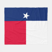 Ontwerp van de vlag van Texas Fleece Deken (Voorkant (Horizontaal))