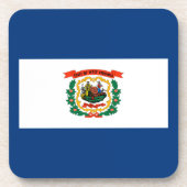 Ontwerp van de vlag van West Virginia Drankjes Onderzetter (Voorkant)
