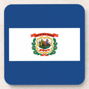Ontwerp van de vlag van West Virginia Drankjes Onderzetter