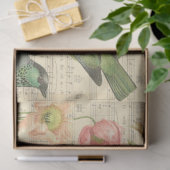 Ontwerp van de vogelreeks 5 tissuepapier (Geschenk)