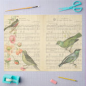 Ontwerp van de vogelreeks 5 tissuepapier (Craft)