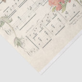 Ontwerp van de vogelreeks 7 tissuepapier (Detail)