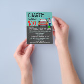 Ontwerp van de wagenwas, gebeurtenis van de spoeli flyer (Hand)