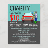 Ontwerp van de wagenwas, gebeurtenis van de spoeli flyer (Voorkant)