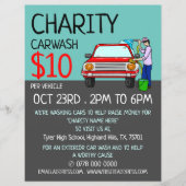 Ontwerp van de wagenwas, gebeurtenis van de spoeli flyer (Voorkant)