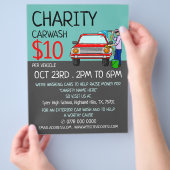 Ontwerp van de wagenwas, gebeurtenis van de spoeli flyer (Hand)