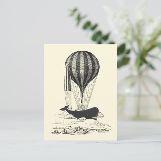  ontwerp van de walvis briefkaart (Staand voorkant)