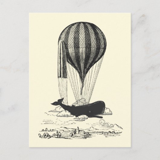  ontwerp van de walvis briefkaart (Voorkant)