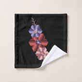 Ontwerp van de washanddoekset van juwelen bloemen bad handdoek (Wasdoekje)