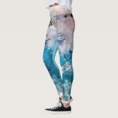 Ontwerp van de waterverf door Le Caviar Catamaran  Leggings (Links)