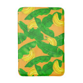 Ontwerp van de waterverf van bananen en bladeren badmat (Voorkant Verticaal)