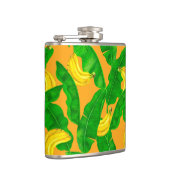 Ontwerp van de waterverf van bananen en bladeren heupfles (Rechts)