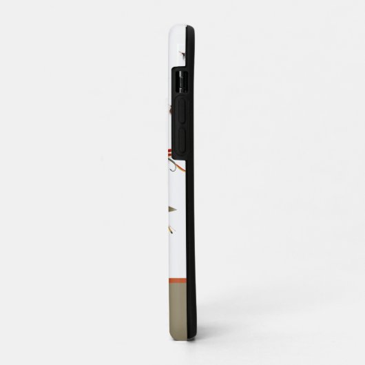 Ontwerp van de Waterverf van forelvliegen Case-Mate iPhone Case (Achterkant/links)