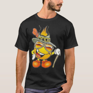Ontwerp van de wereldindustrie met retro-skateboar t-shirt