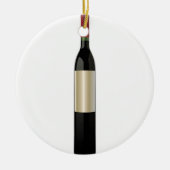 Ontwerp van de wijnfles keramisch ornament (Voorkant)