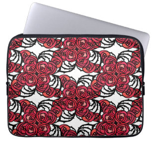 Ontwerp van de wijnstokken van het type Art Nouvea Laptop Sleeve