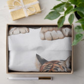 Ontwerp van de Wilde Kat- Reeks 4 Tissuepapier (Geschenk)