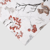 Ontwerp van de Winterhoutlandreeks 12 Tissuepapier (Detail)