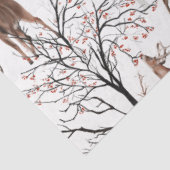 Ontwerp van de Winterhoutlandreeks 13 Tissuepapier (Detail)