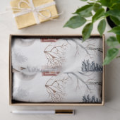 Ontwerp van de Winterhoutlandreeks 14 Tissuepapier (Geschenk)