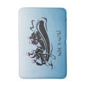 Ontwerp van de witte waterrivierRafting Badmat (Voorkant Verticaal)