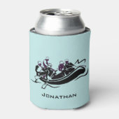 Ontwerp van de witte waterrivierRafting Blikjeskoeler (Blikje Voorkant)