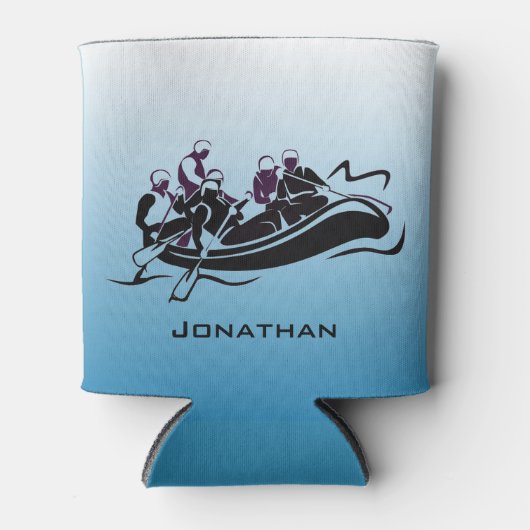 Ontwerp van de witte waterrivierRafting Blikjeskoeler (Voorkant)