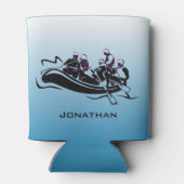 Ontwerp van de witte waterrivierRafting Blikjeskoeler (Achterkant)