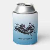 Ontwerp van de witte waterrivierRafting Blikjeskoeler (Blikje Achterkant)