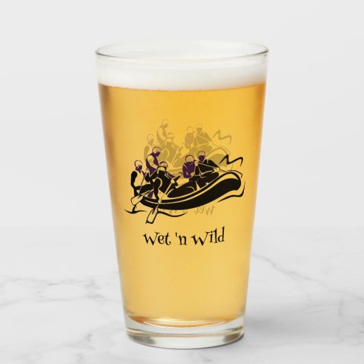 Ontwerp van de witte waterrivierRafting Glas (Voorkant gevuld)