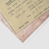 ontwerp van de WW2-reeks 1 Tissuepapier (Detail)