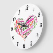 Ontwerp van de Yoga-hartvorm Grote Klok (Hoek)