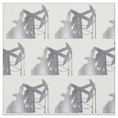 Ontwerp van de zilvermetaal-oliepompeenheid stof (Swatch)