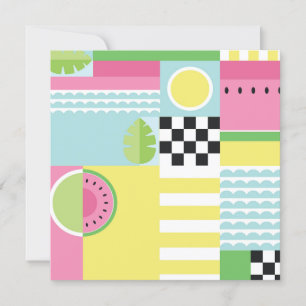 Ontwerp van de zomervrucht, kleurrijk mozaïek