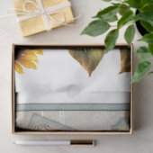 Ontwerp van de Zonnebloem- en Dragonfly-reeks 9 Tissuepapier (Geschenk)