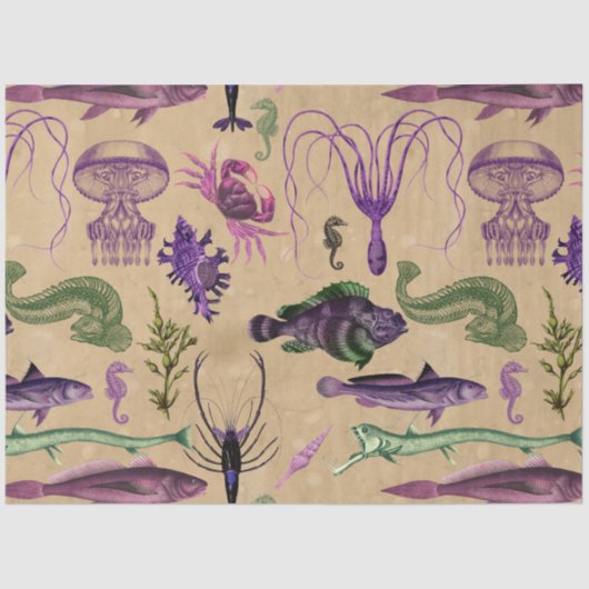 Ontwerp van de zout Witch Grimore-reeks 14 Tissuepapier (Voorkant)