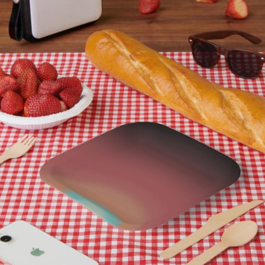 Ontwerp van de Zuidwest-zuidwestewoestijn van de r Papieren Bordje (Picknick)