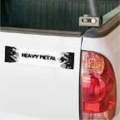 Ontwerp van de zware metalen Grunge Rock Bumpersticker (Op Truck)