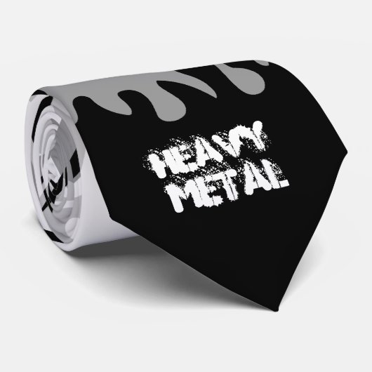 Ontwerp van de zware metalen Grunge Rock Stropdas (Opgerold)