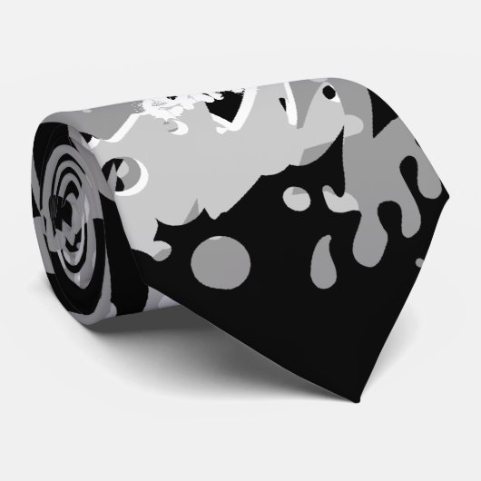 Ontwerp van de zware metalen Grunge Rock Stropdas (Opgerold)