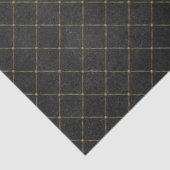 Ontwerp van de zwarte en Gold Circus-reeks 19 Tissuepapier (Detail)