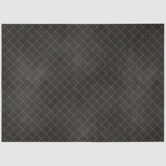 Ontwerp van de zwarte en Gold Circus-reeks 19 Tissuepapier (Voorkant)