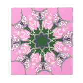 Ontwerp van de zwarte en roze Mode Notitieblok (Voorkant)