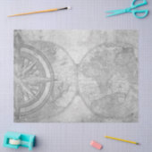 Ontwerp van de zwarte en witte digitale kaartreeks tissuepapier (Craft)