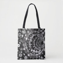 Ontwerp van de zwarte en witte florale tunnel