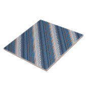 Ontwerp van decoratieve oekraïense patronen tegeltje (Zijkant)