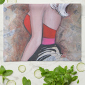 Ontwerp van Derby Chick ~ 2012 door artistieke GG  Theedoek (Gevouwen)