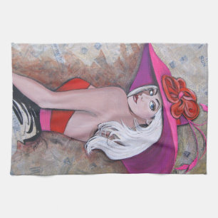 Ontwerp van Derby Chick ~ 2012 door artistieke GG  Theedoek